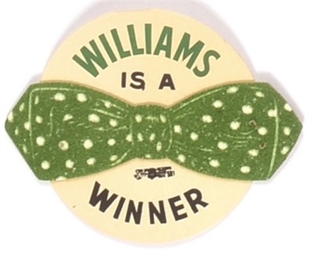 Williams is a Winner Michigan Pinback