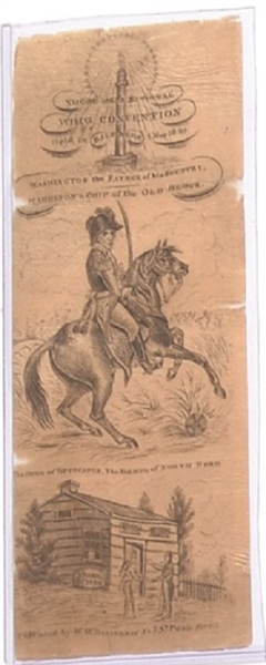 Harrison 1840 Whig Convention Ribbon