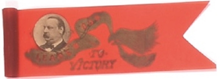 Cleveland to Victory Celluloid Ribbon