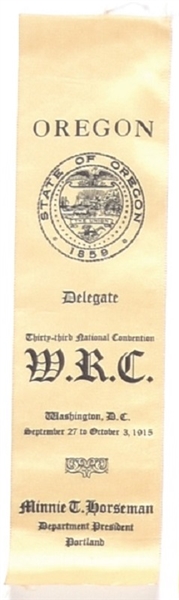 GAR Oregon WRC 1915 Ribbon