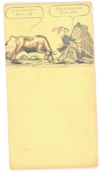 Anti Jefferson Davis Civil War Cover