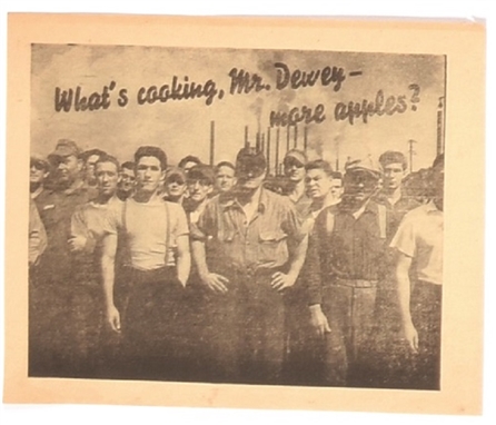 FDR Anti Dewey 1944 Labor Handbill