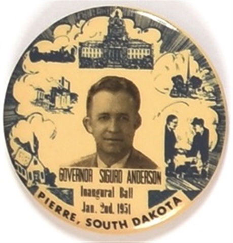 Anderson South Dakota Inaugural Pin