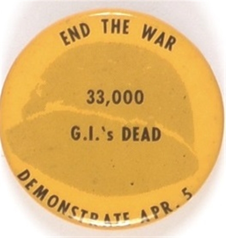 End the War 33,000 Gis Dead
