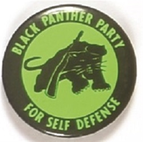 Black Panther Party for Self Defense Panther and Rifle Pin