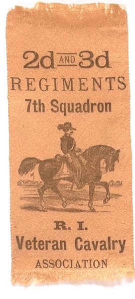 Rhode Island Cavalry Civil War Veterans Ribbon