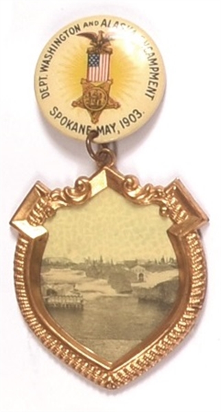 GAR 1903 Spokane Badge