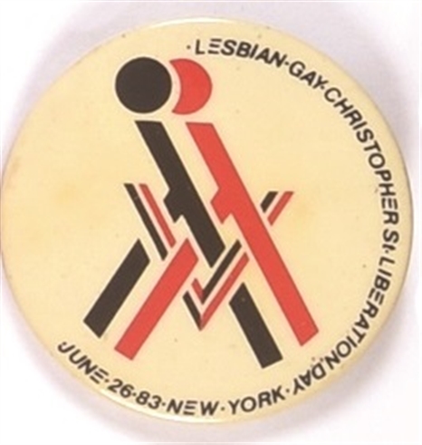 Gay, Lesbian 1983 Christopher Street Rally