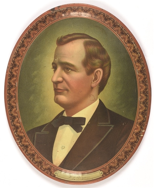 William Jennings Bryan Color Litho Tray