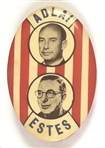 Adlai and Estes Rare Oval Jugate
