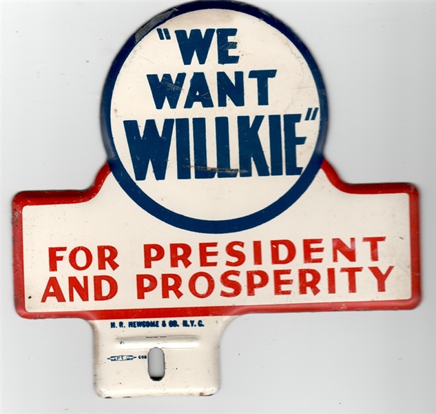 We Want Willkie License