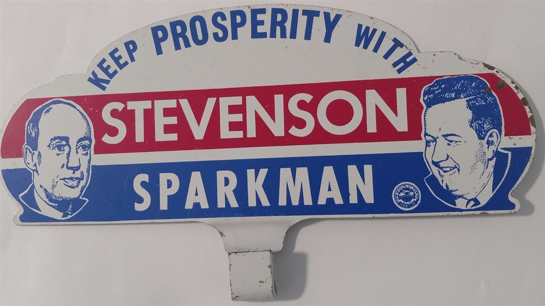 Stevenson, Sparkman Jugate License