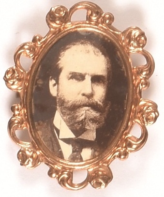 Hughes Cameo Pinback