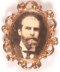 Hughes Cameo Pinback