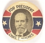 Hughes for President Two Stars Pin