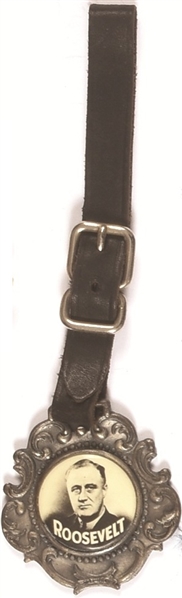 Franklin Roosevelt Celluloid Fob
