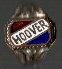 Herbert Hoover Enamel Ring