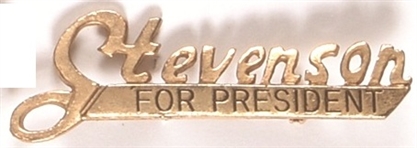 Stevenson Script Lettering Lapel Pin