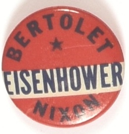 Eisenhower, Bertolet PA Coattail