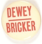 Dewey and Bricker 1944 Celluloid