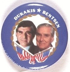 Dukakis and Bentsen Flag Jugate