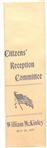 McKinley California Citizens Reception Committee Ribbon