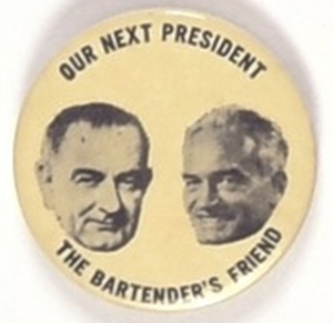 Johnson, Goldwater the Bartenders Friend