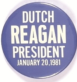 Dutch Reagan President
