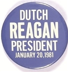 Dutch Reagan President