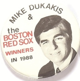 Dukakis Boston Red Sox