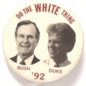 Bush, Duke do the White Thing
