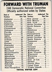 Truman Convention Card