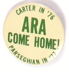Carter in 76, Ara Parseghian in 77