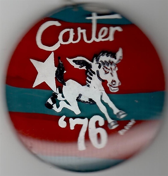 Carter Unusual Plastic Donkey Badge