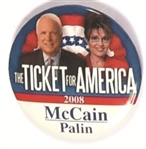 McCain, Palin Ticket for America
