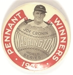 Joe Cronin Pennant Winners 1933 Baseball Pin