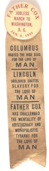 Father Cox Jobless March to Washington