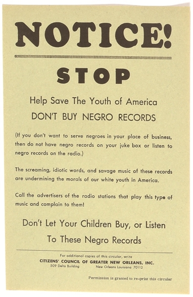 Dont Buy Negro Records