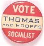 Vote Thomas and Hoopes Socialist Party