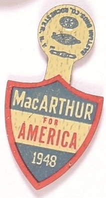 MacArthur for America 1948 Shield