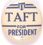 Taft for President Small Shield Celluloid