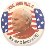 Pope John Paul II Welcome to America
