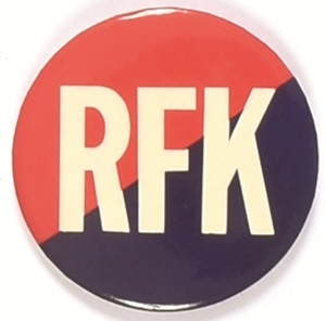 RFK Red, White and Blue Celluloid