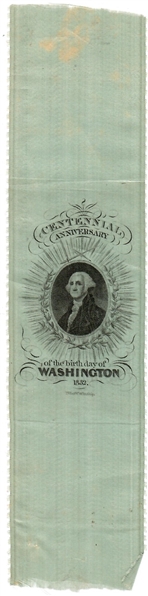 Washington Centennial 1832 Ribbon