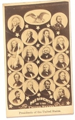 Johnson Presidents CDV