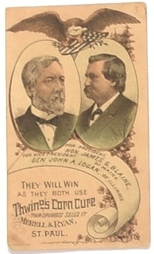 Blaine, Logan Trade Card