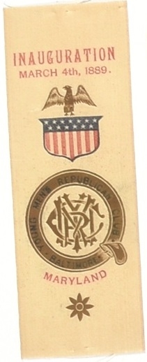 Harrison Maryland 1889 Ribbon