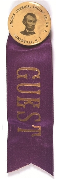 Lincoln Chemical Engine Co. Pin and Ribbon