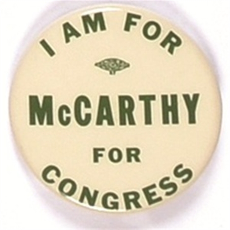 I am for McCarthy for Congress