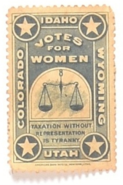 Votes for Women Western States Stamp